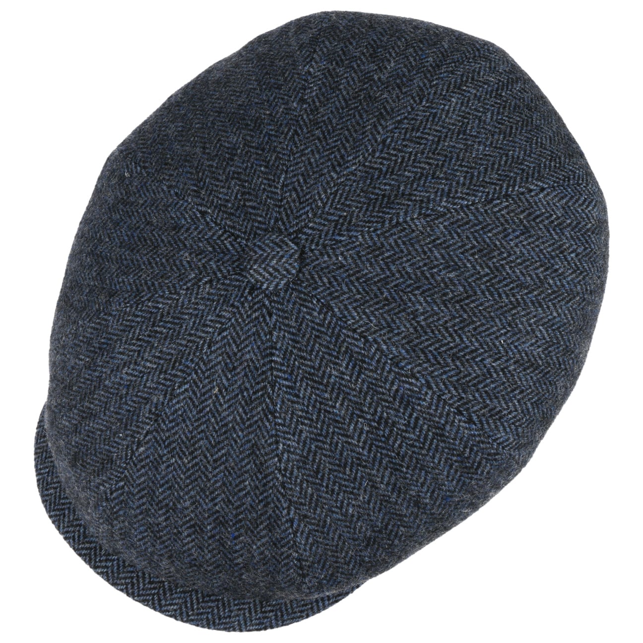 Eight Panel Cap Wool Herringbone - JJ Hat Center ®