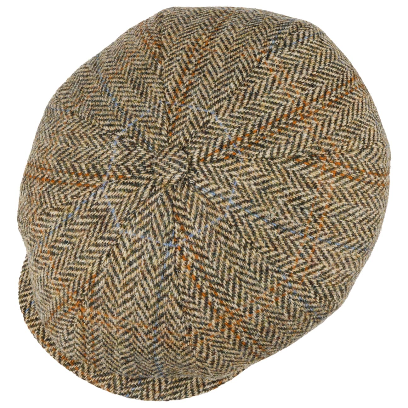 Eight Panel Cap Harris Tweed - JJ Hat Center ®
