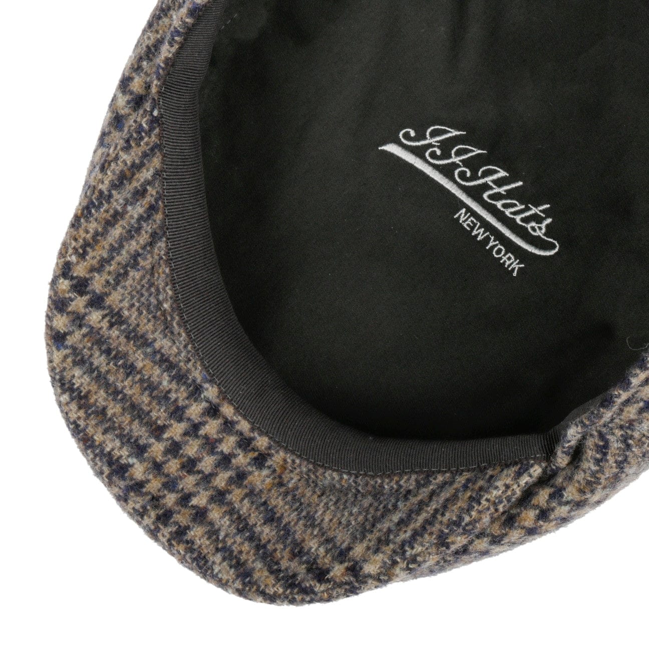 Driver Cap Check Virgin Wool by JJ Hats - JJ Hat Center ®