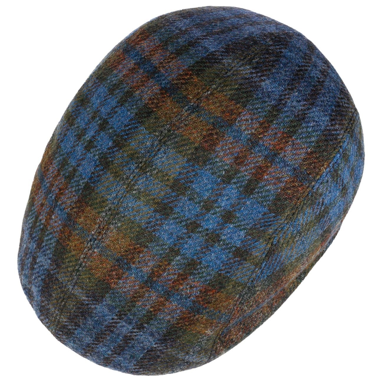 Lennart Check Shetland Flat Cap by Mayser - JJ Hat Center ®