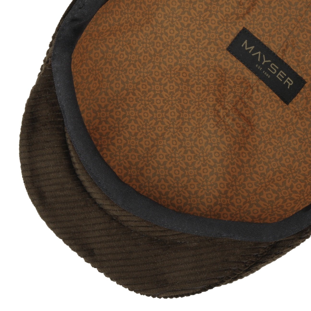 Sidney Cross Corduroy Flat Cap by Mayser - JJ Hat Center ®