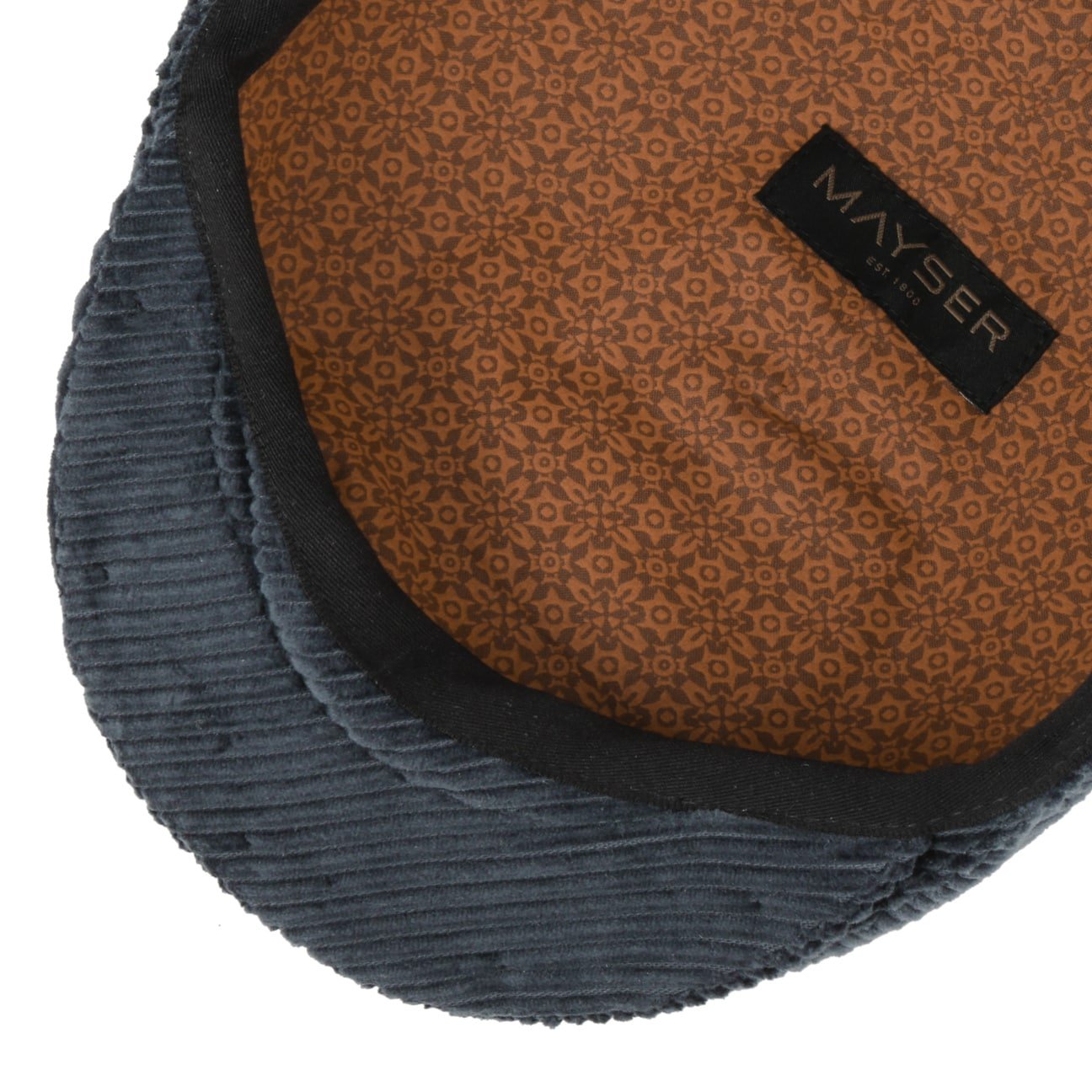 Sidney Cross Corduroy Flat Cap by Mayser - JJ Hat Center ®
