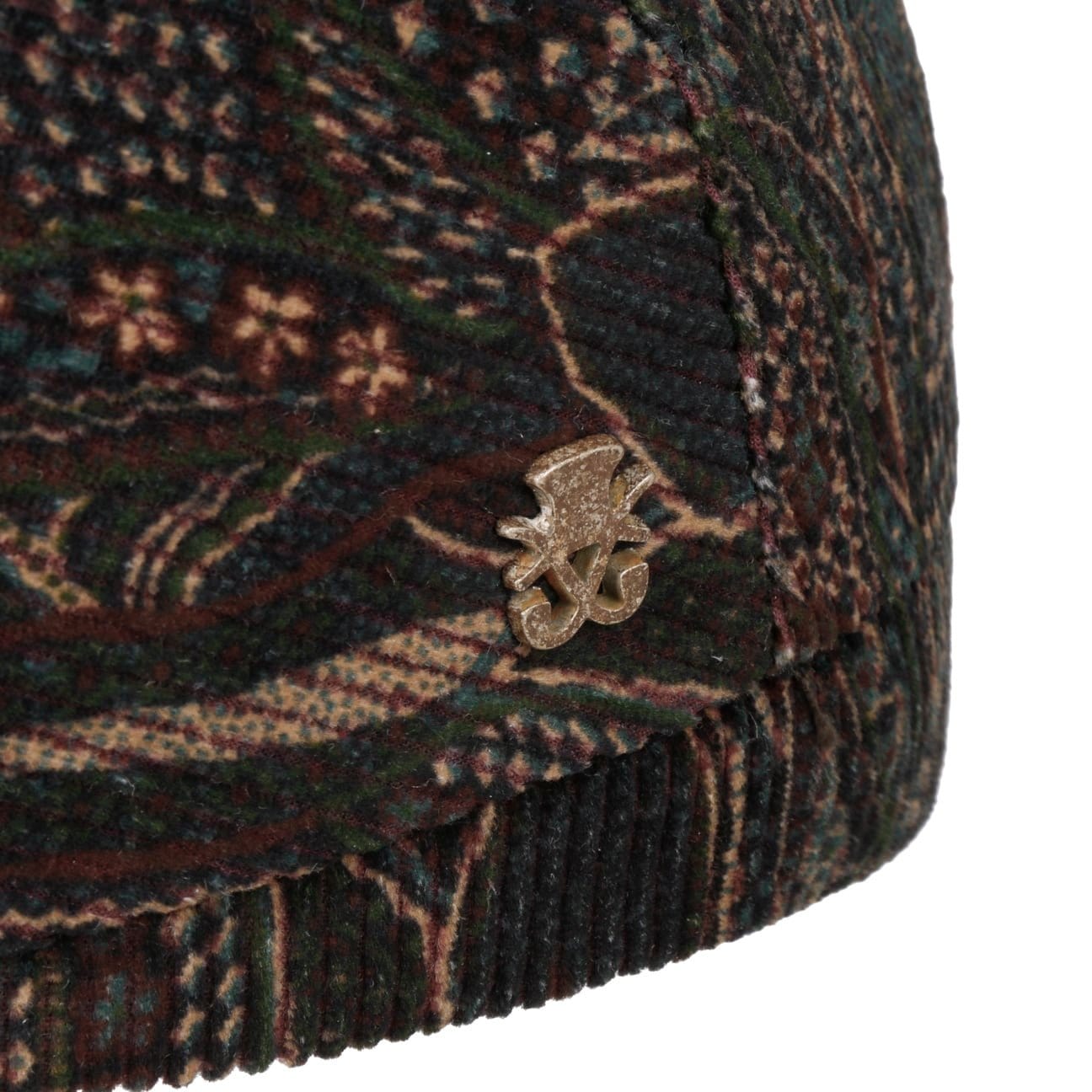 Corduroy Paisley Flat Cap Zechbauer by Mayser - JJ Hat Center ®