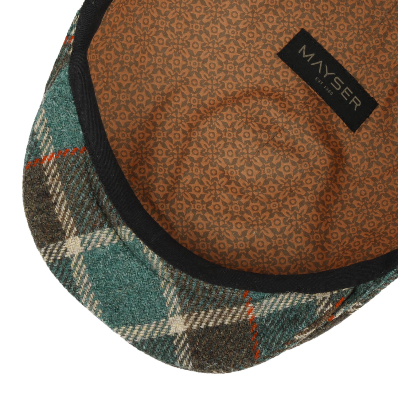 Sidney Big Colour Check Flat Cap by Mayser - JJ Hat Center ®