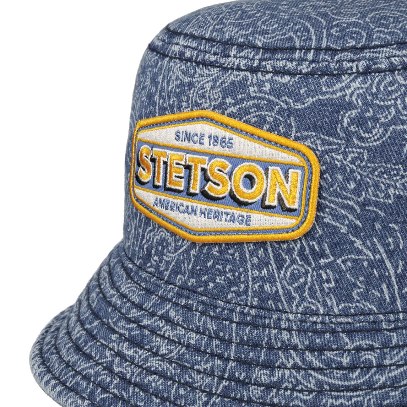 Paisley Logo Bucket Cotton Hat by Stetson - JJ Hat Center ®