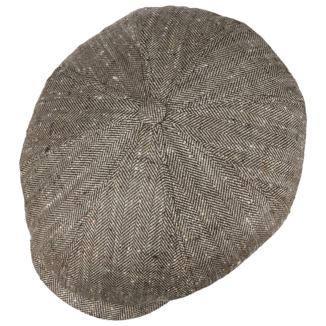 Lanfield Herringbone News Boy Cap by Stetson - JJ Hat Center ®