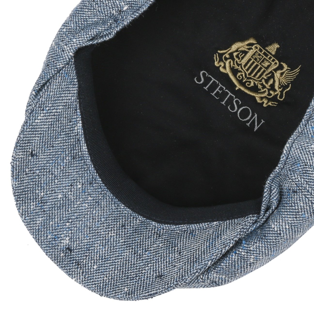 Lanfield Herringbone News Boy Cap by Stetson - JJ Hat Center ®