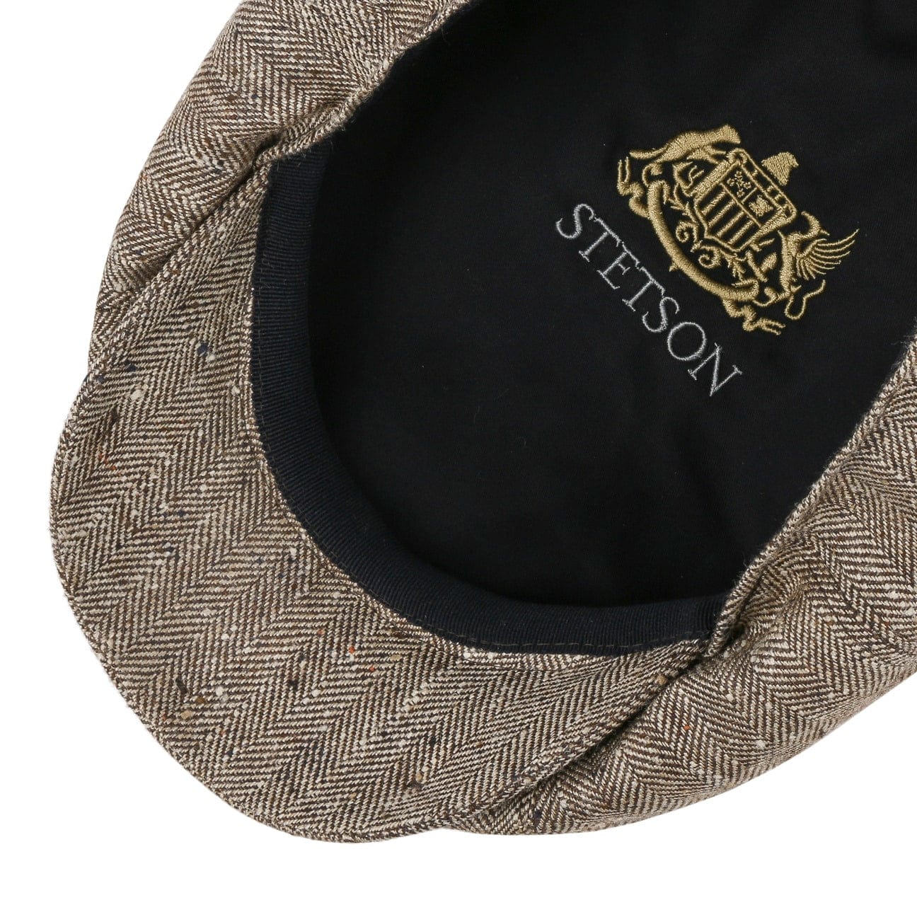 Lanfield Herringbone News Boy Cap by Stetson - JJ Hat Center ®