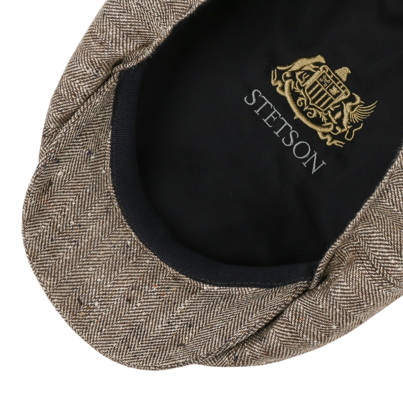 Lanfield Herringbone News Boy Cap - JJ Hat Center ®