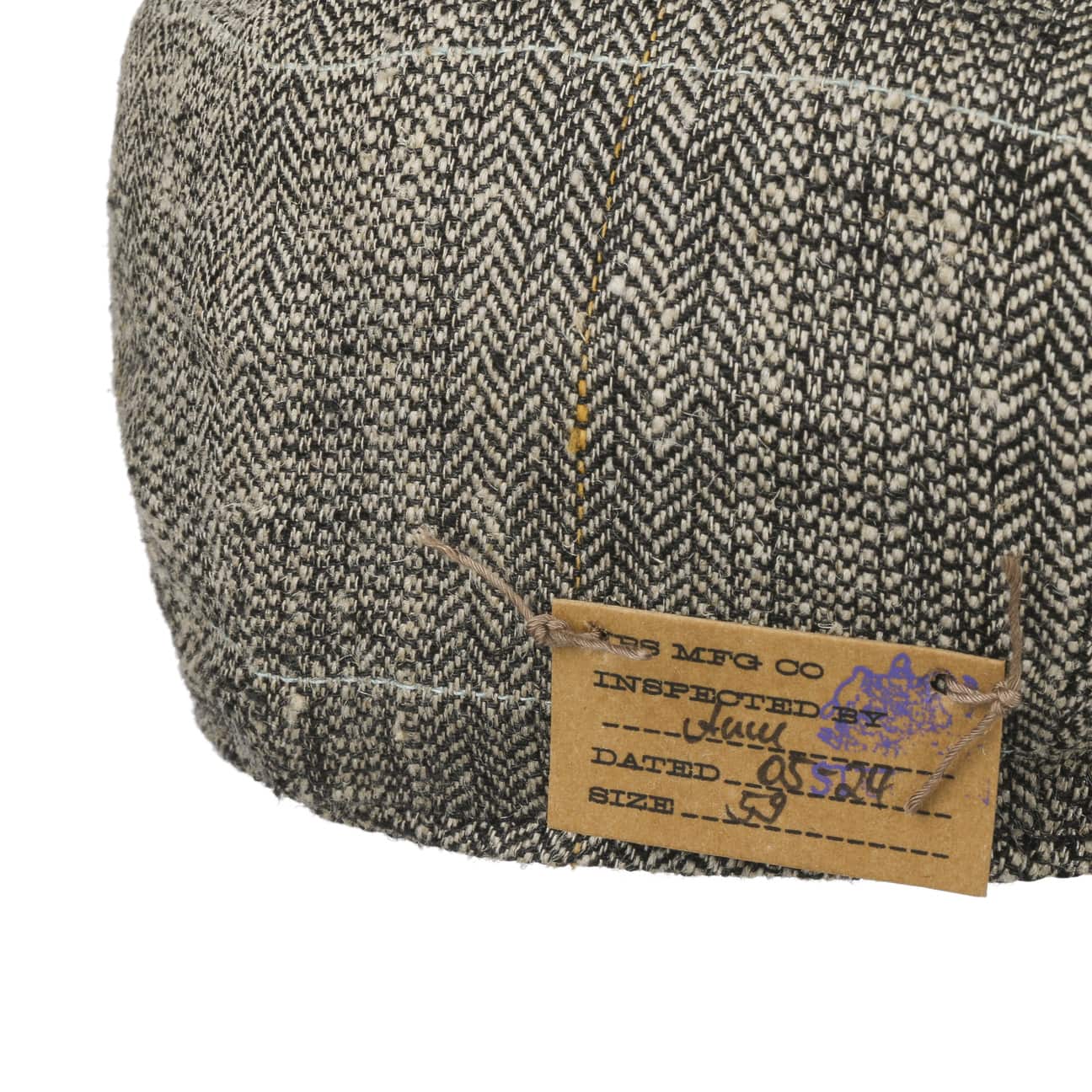Coverton Herringbone Flat Cap by Stetson - JJ Hat Center ®