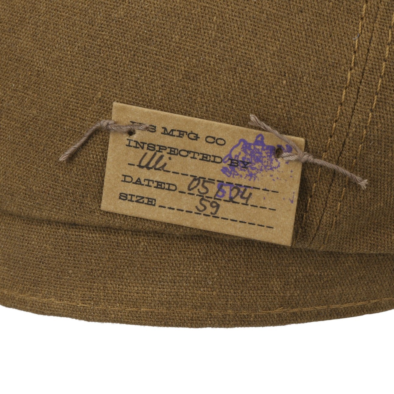 Hatteras Waxed Contrast Flat Cap - JJ Hat Center ®