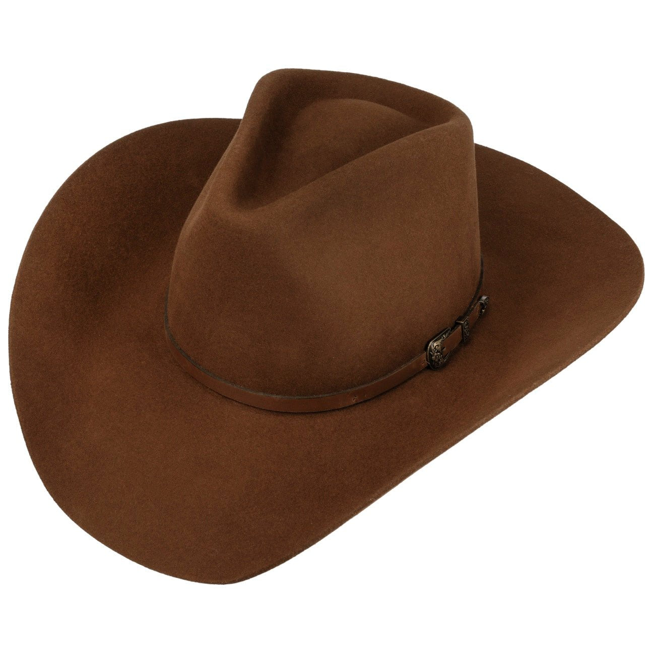 Western Woolfelt Fedora Pinch - JJ Hat Center ®