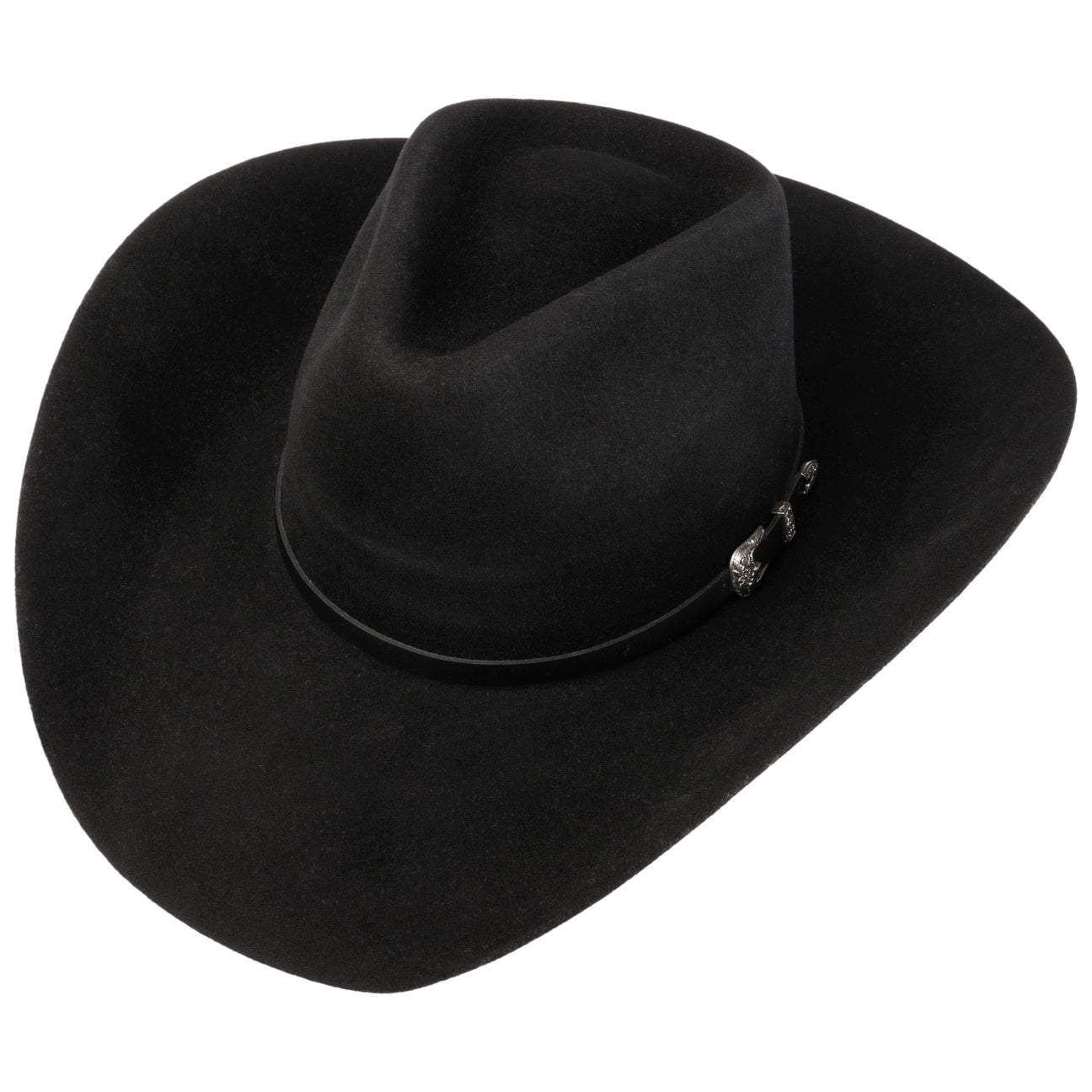 Western Woolfelt Fedora Pinch - JJ Hat Center ®