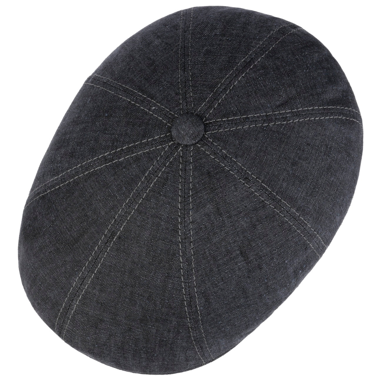 Bricksford 8 Panel Linen Flat Cap - JJ Hat Center ®
