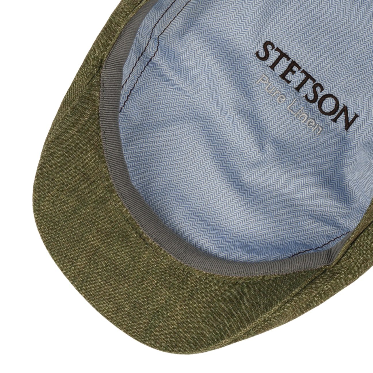Bricksford 8 Panel Linen Flat Cap by Stetson - JJ Hat Center ®