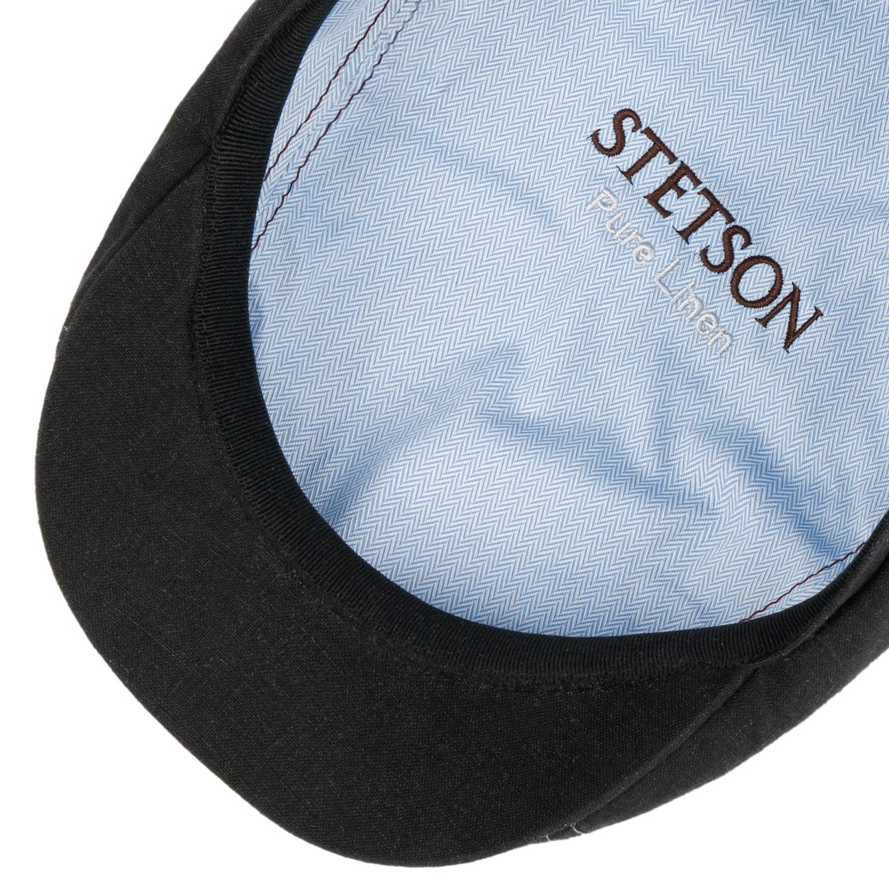 Bricksford 8 Panel Linen Flat Cap by Stetson - JJ Hat Center ®