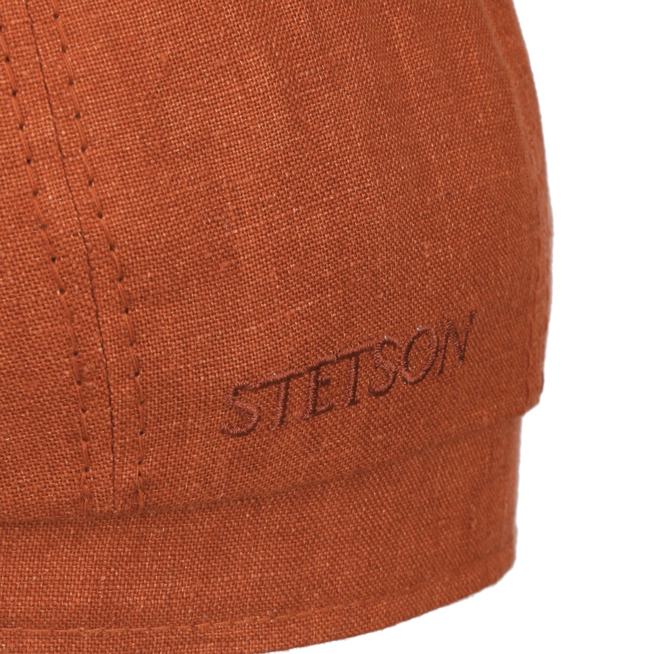 Bricksford 8 Panel Linen Flat Cap by Stetson - JJ Hat Center ®
