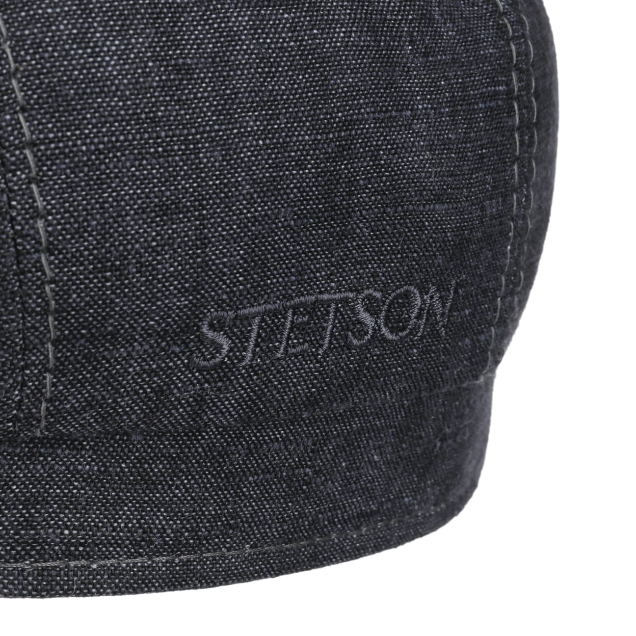 Bricksford 8 Panel Linen Flat Cap by Stetson - JJ Hat Center ®