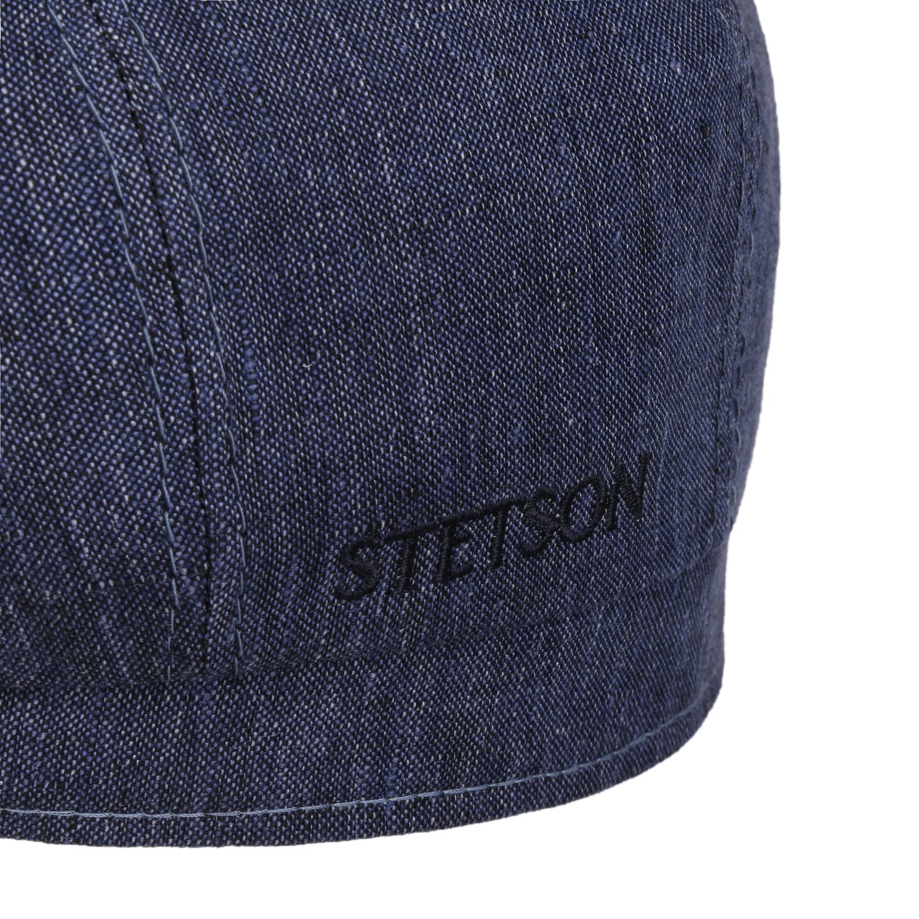 Bricksford 8 Panel Linen Flat Cap by Stetson - JJ Hat Center ®