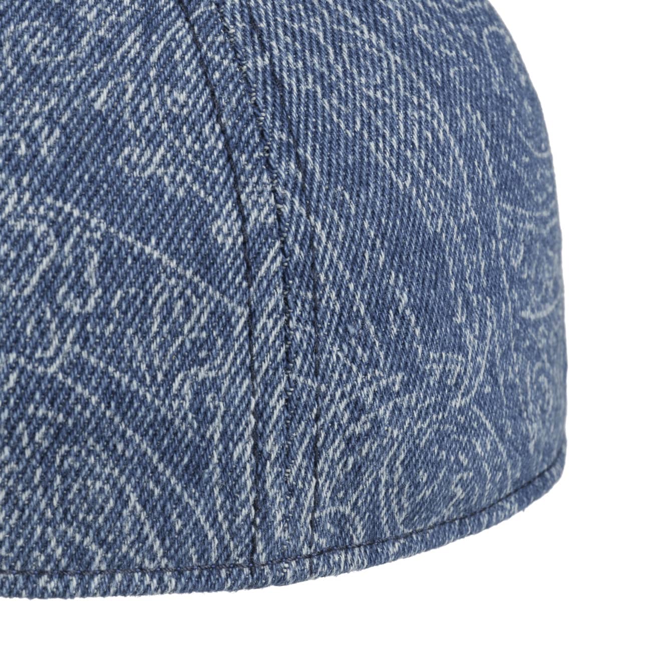 Texas Denim Paisley Festival Flat Cap by Stetson - JJ Hat Center ®