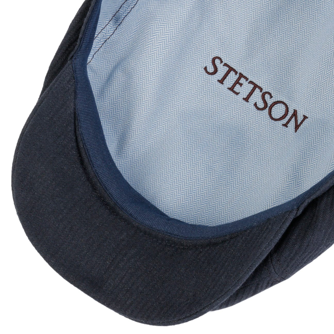 6 Panel Structure Linen Flat Cap by Stetson - JJ Hat Center ®