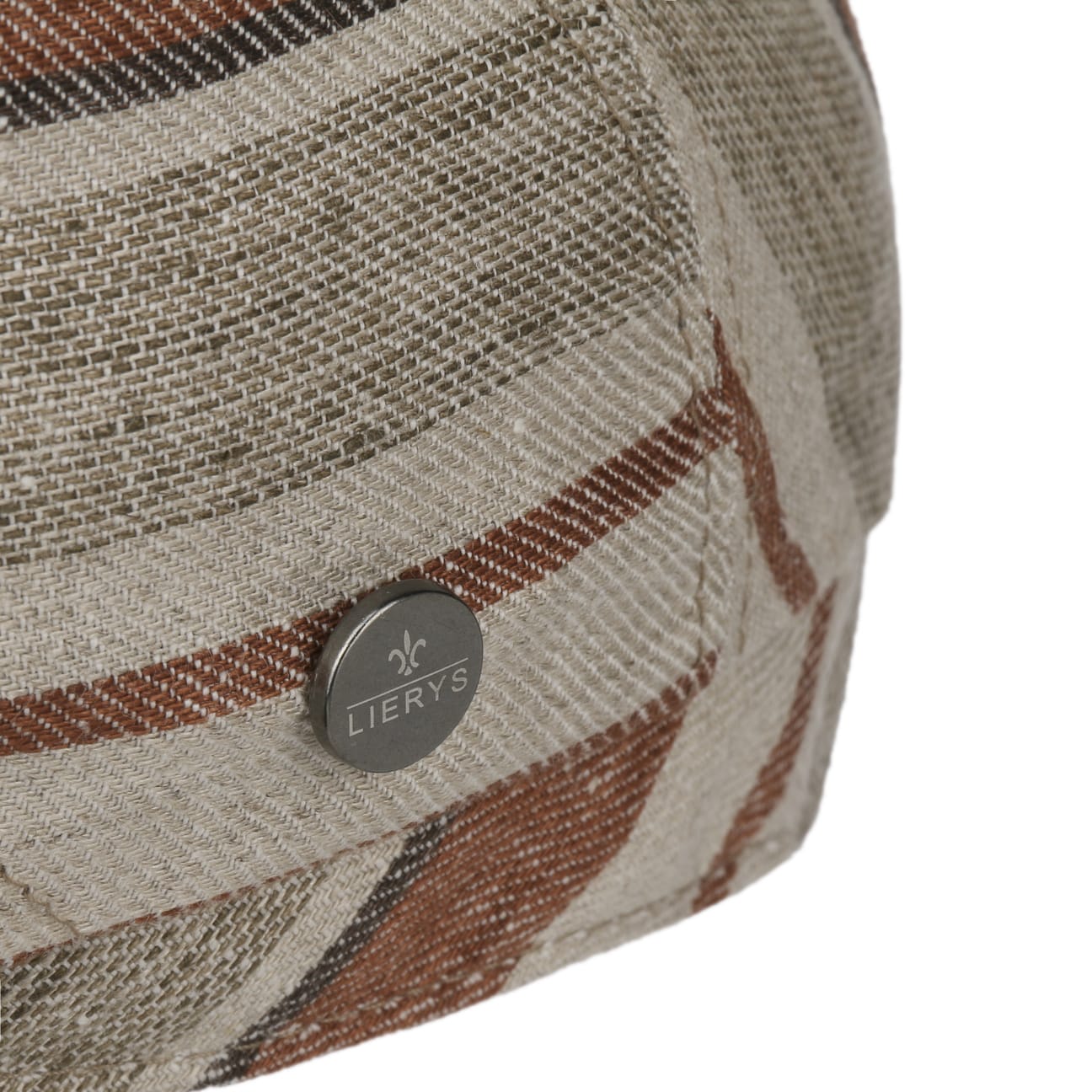 Chesterton Linen Flat Cap by Lierys - JJ Hat Center ®