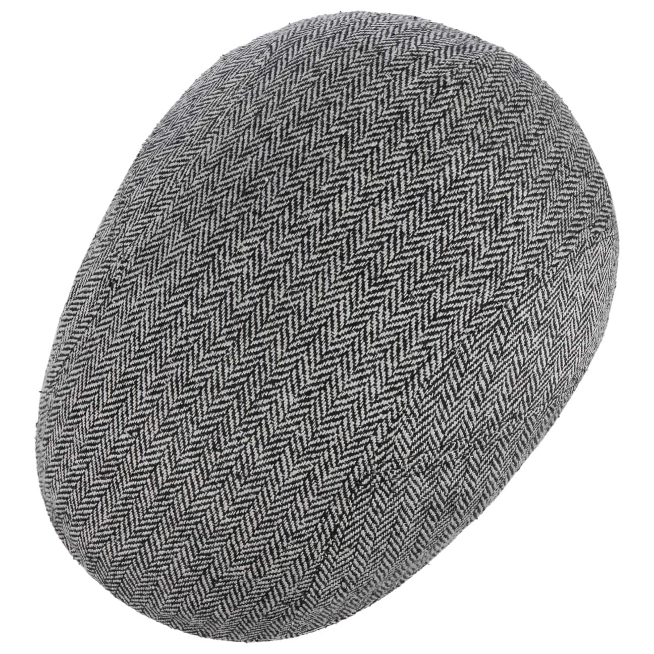 Herringbone UV Silk Driver Flat Cap by Stetson - JJ Hat Center ®