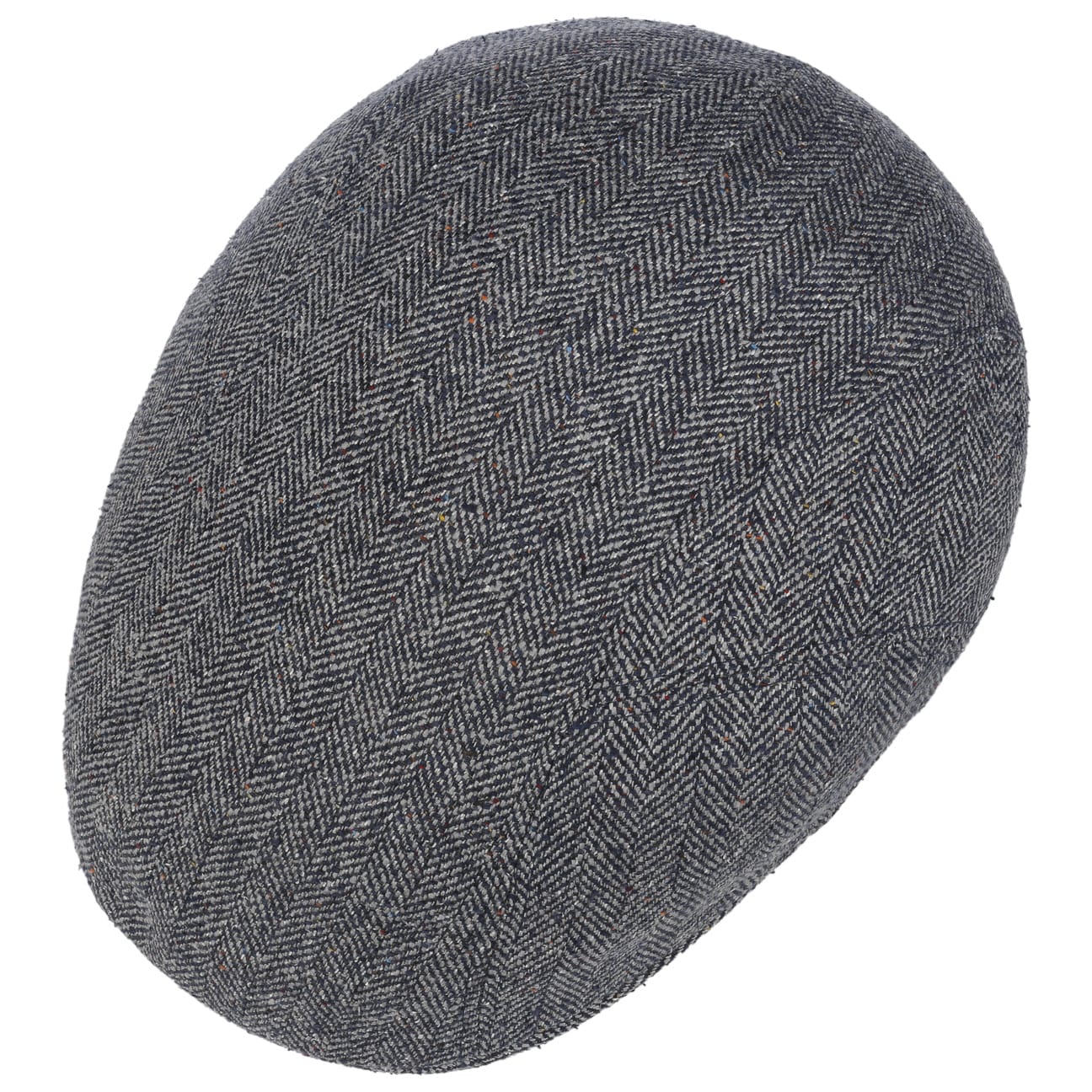 Herringbone UV Silk Driver Flat Cap by Stetson - JJ Hat Center ®