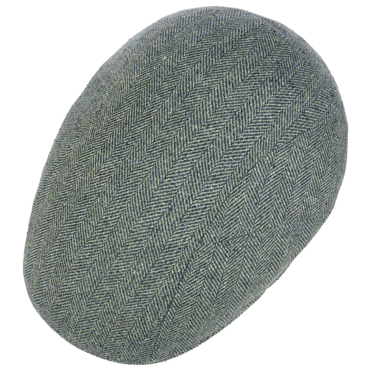 Herringbone UV Silk Driver Flat Cap by Stetson - JJ Hat Center ®