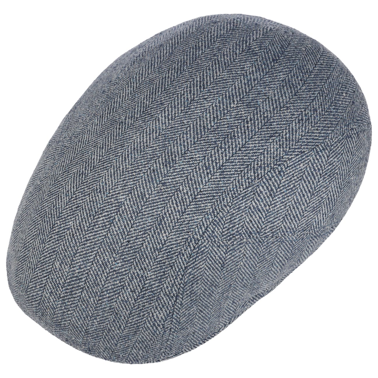 Herringbone UV Silk Driver Flat Cap by Stetson - JJ Hat Center ®