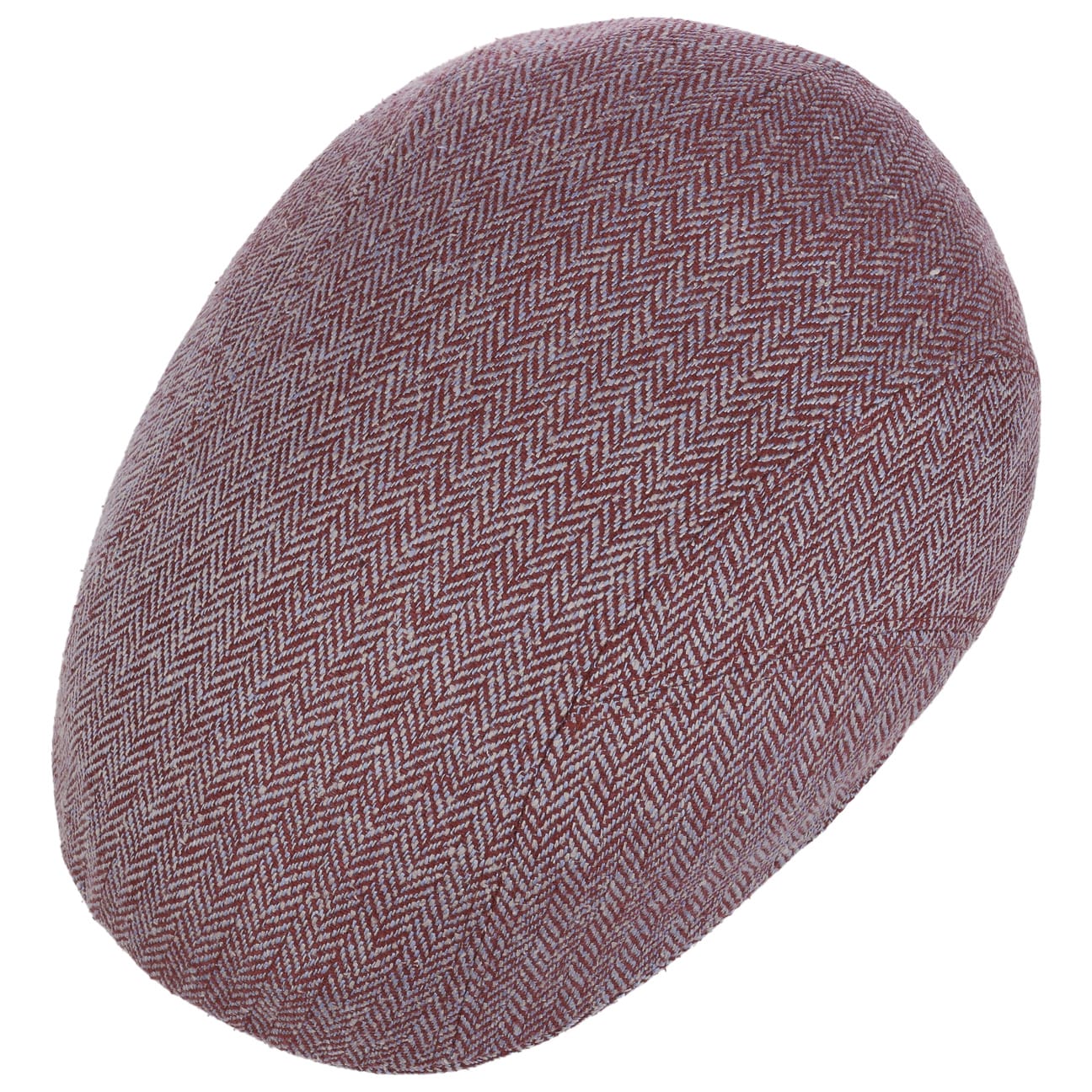 Herringbone UV Silk Driver Flat Cap by Stetson - JJ Hat Center ®