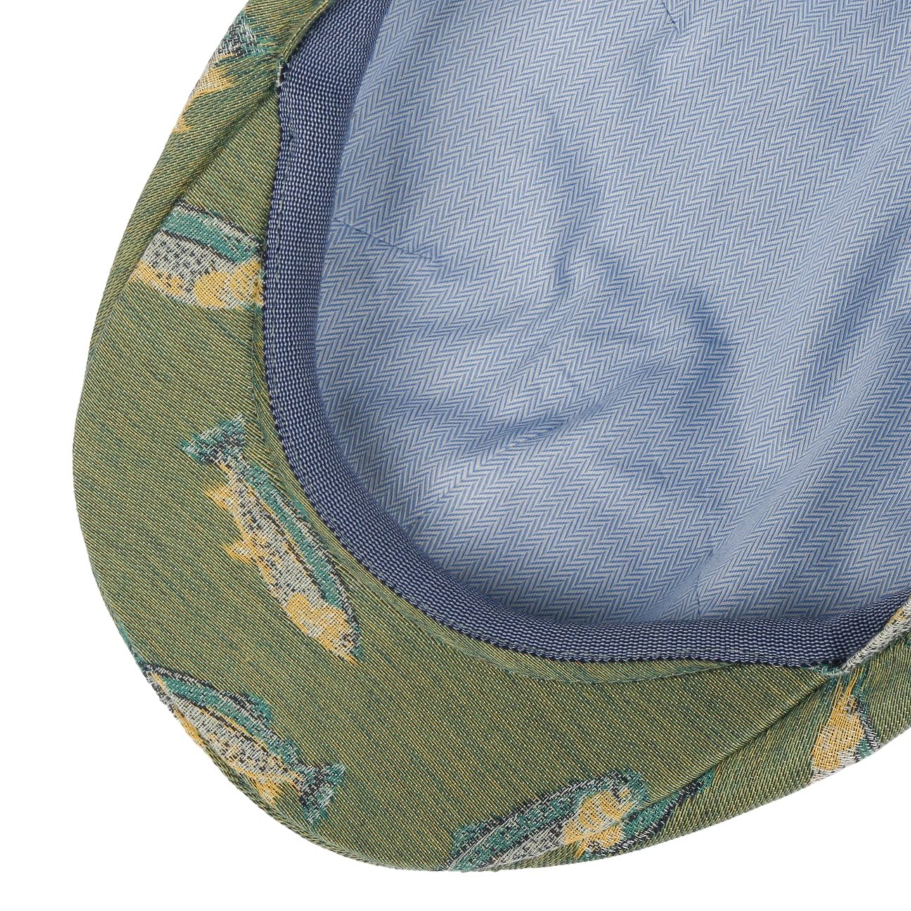 Allover Fish Driver Flat Cap by Stetson - JJ Hat Center ®