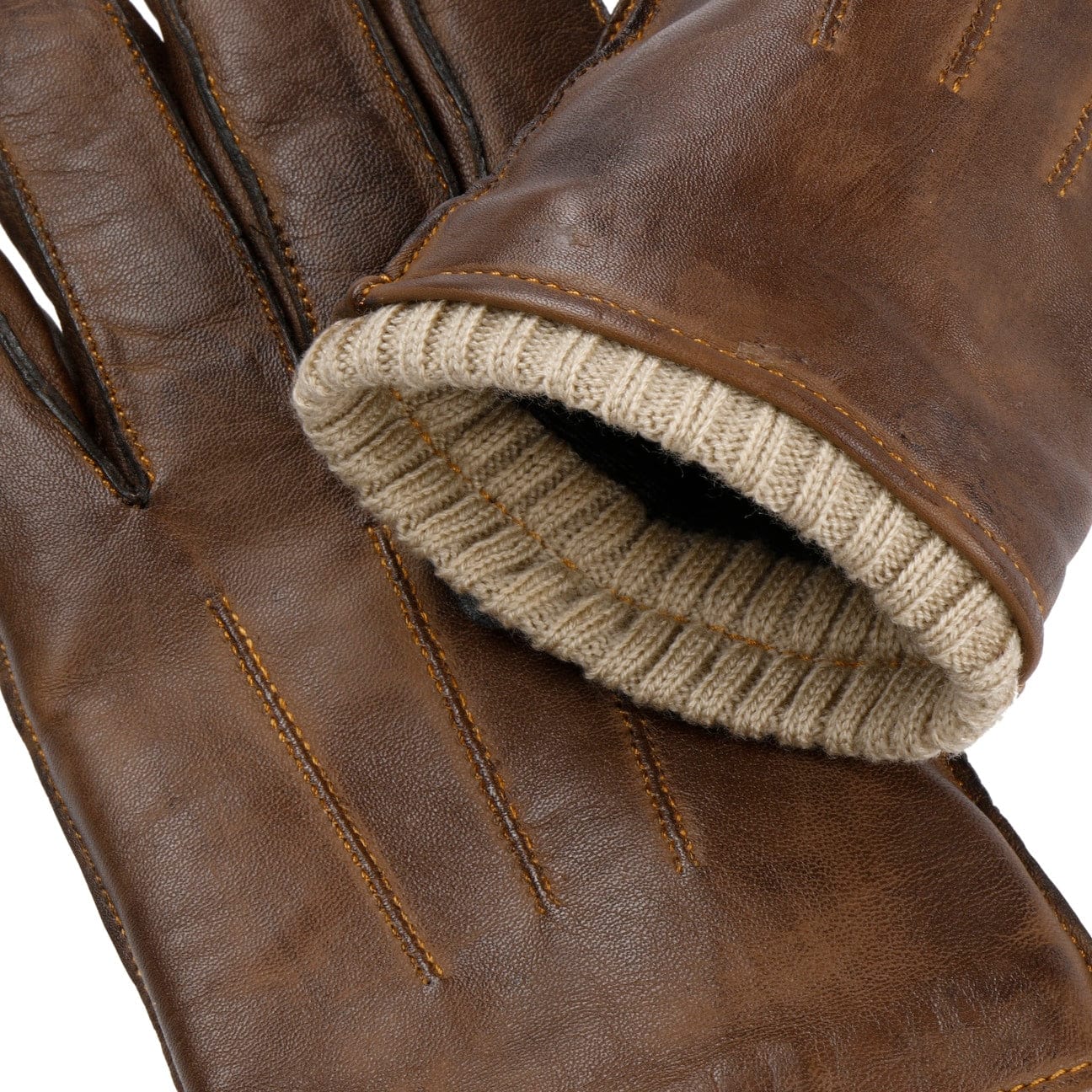 Wilson Knit Edge Leather Gloves by Pearlwood - JJ Hat Center ®