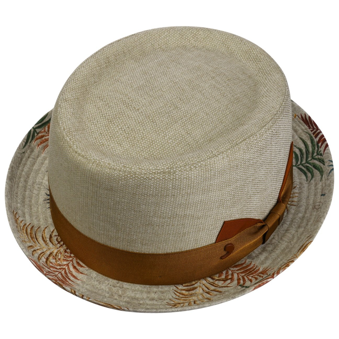 Denvio Pork Pie Linen Hat by Alfonso D'Este - JJ Hat Center ®