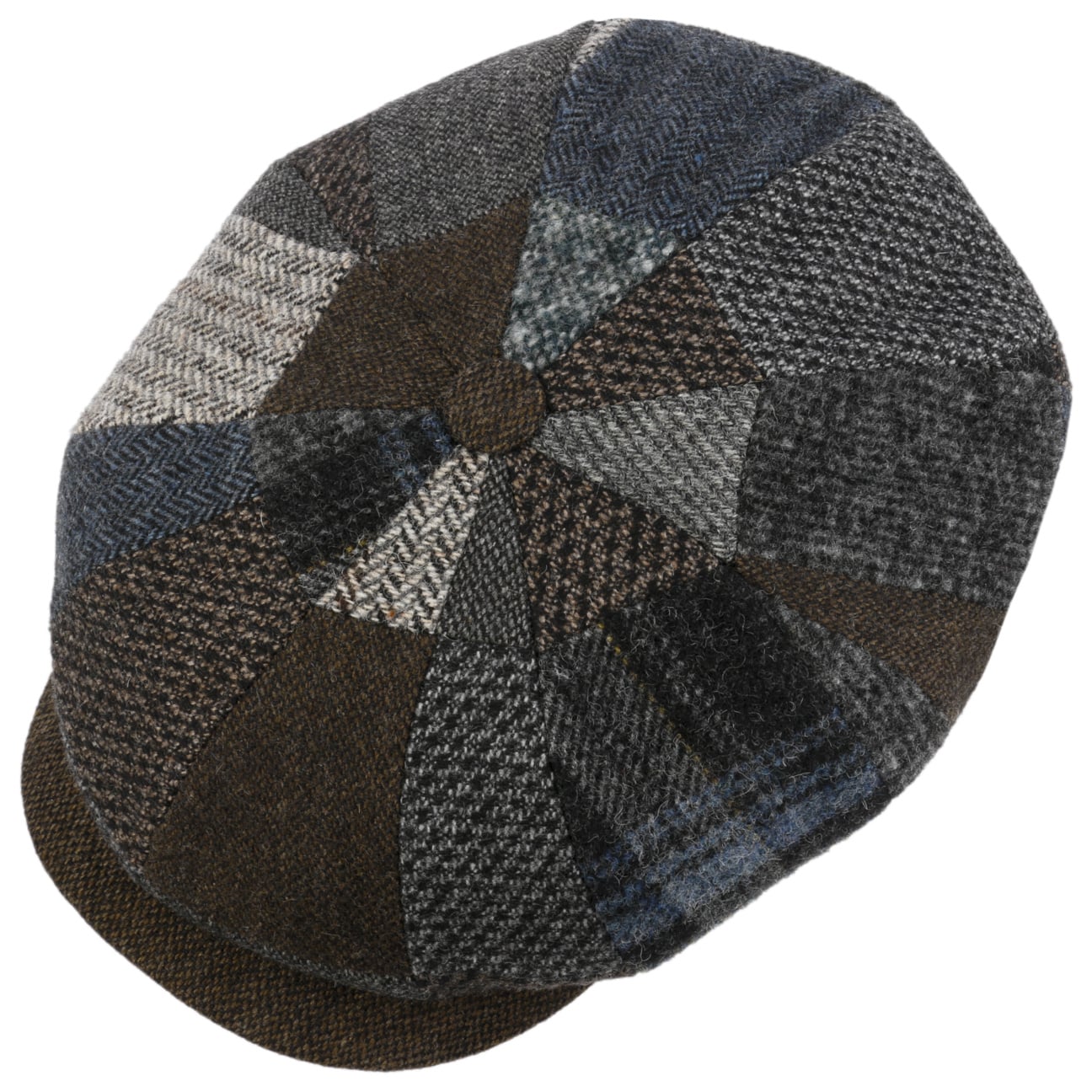 Hatteras Viscott Patchwork Flat Cap - JJ Hat Center ®