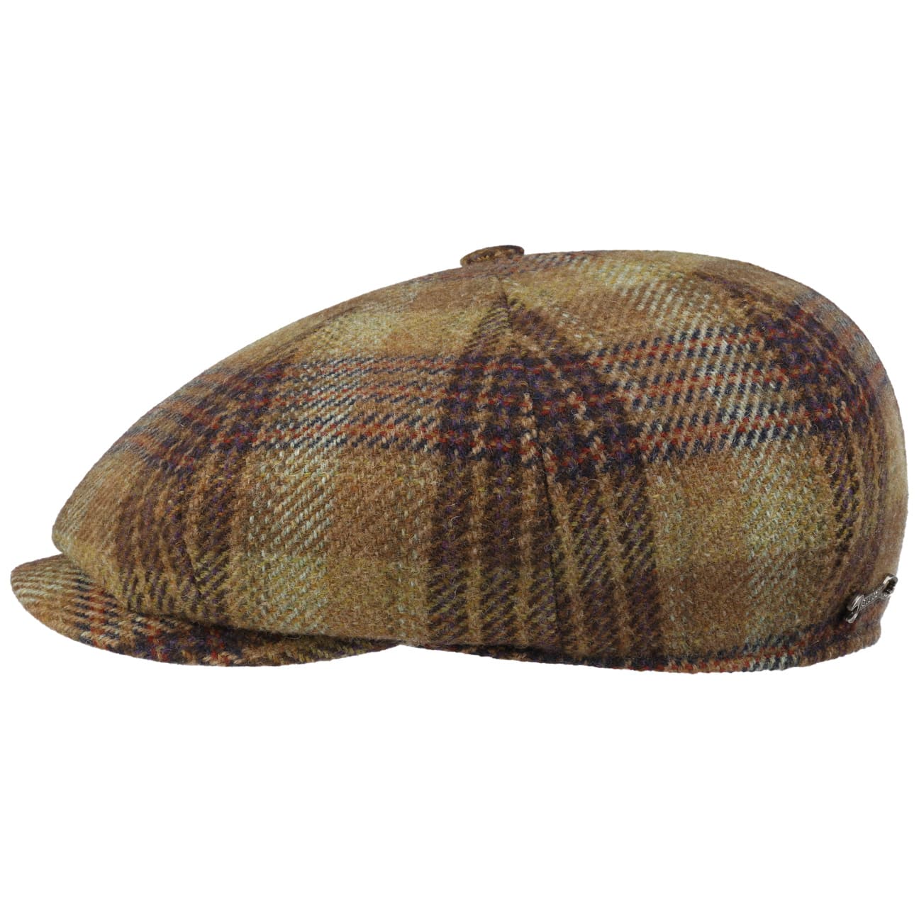 8 Panel Wool Garage Flat Cap - JJ Hat Center ®