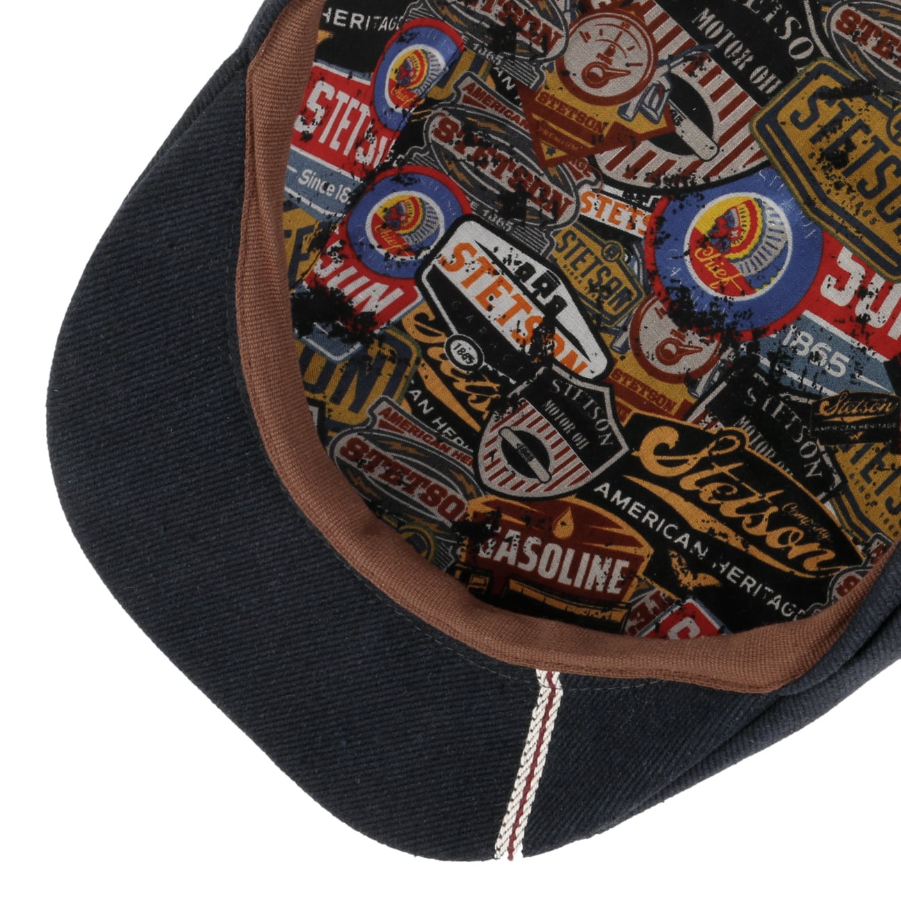 Hatteras Custer Denim Flat Cap - JJ Hat Center ®