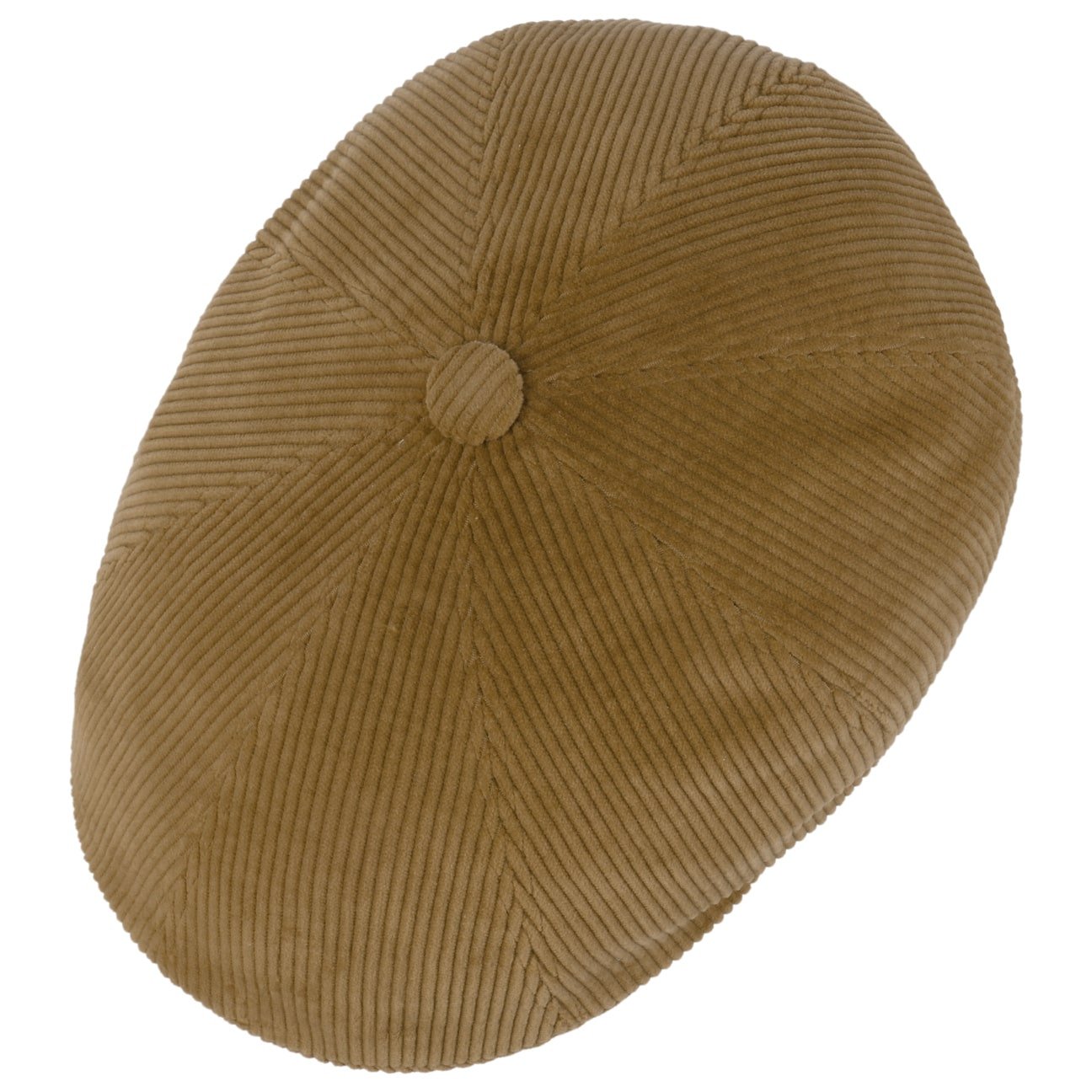 8 Panel Carson Cord Flat Cap - JJ Hat Center ®