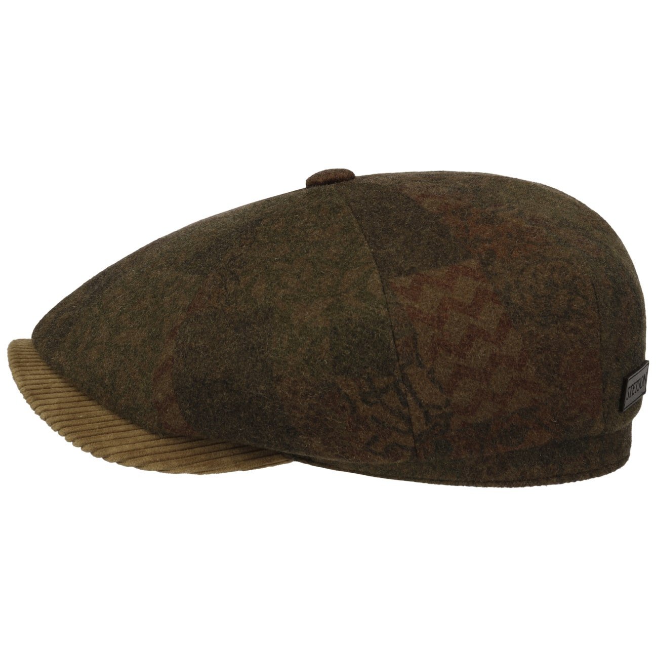 Hatteras Dark Paisley Flat Cap - JJ Hat Center ®