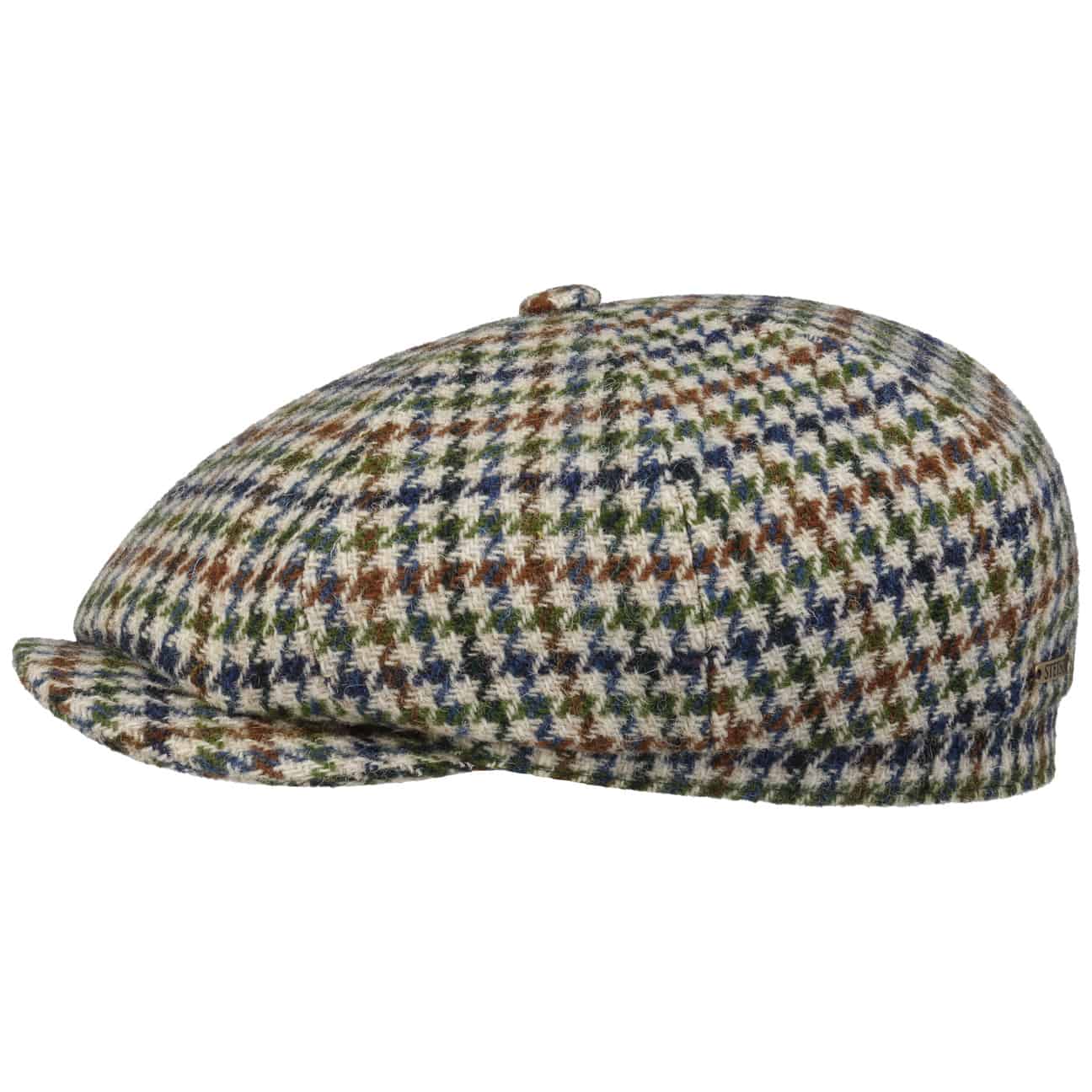 Hatteras Denaby Harris Tweed Flat Cap - JJ Hat Center ®