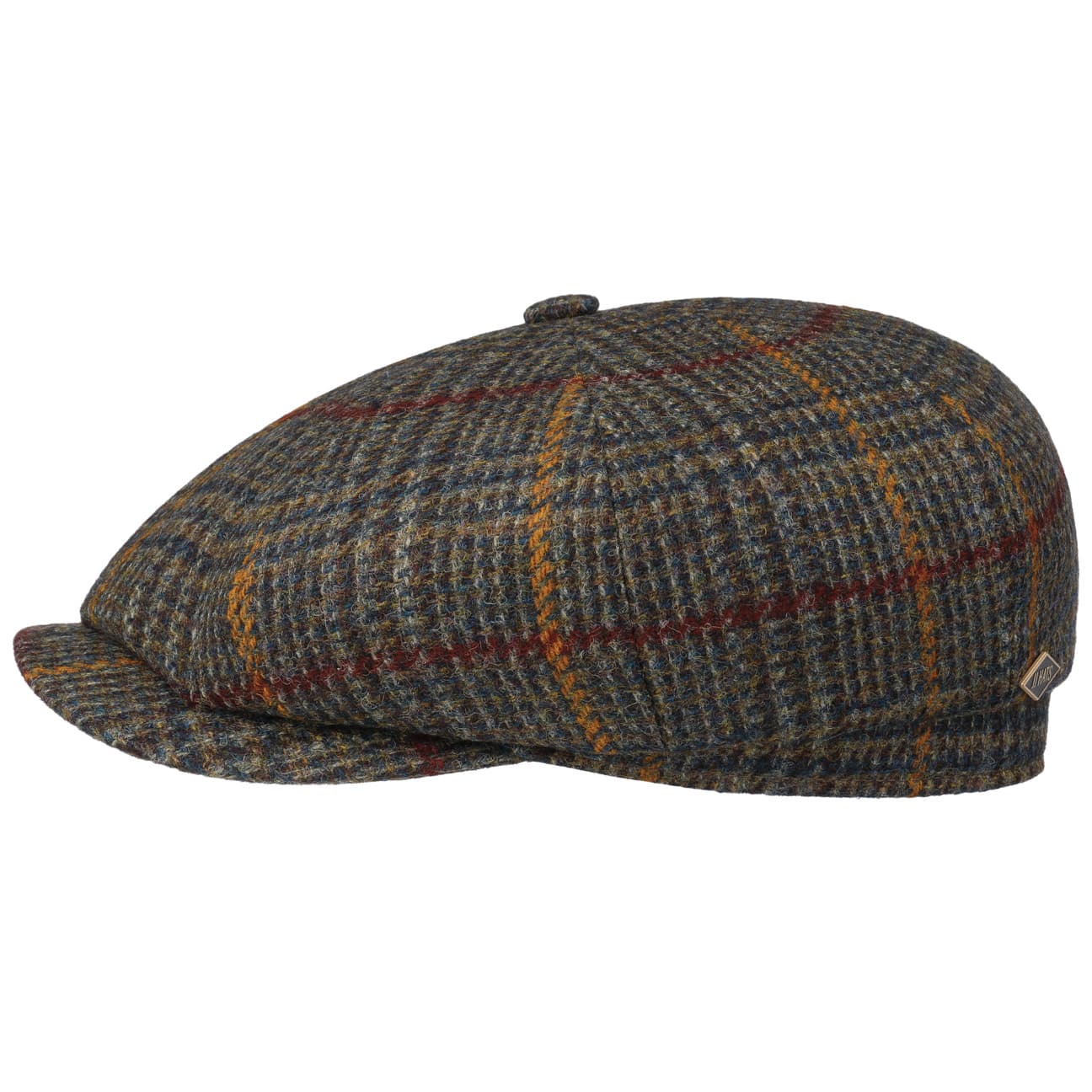 8 Panel Barkeyville Wool Flat Cap