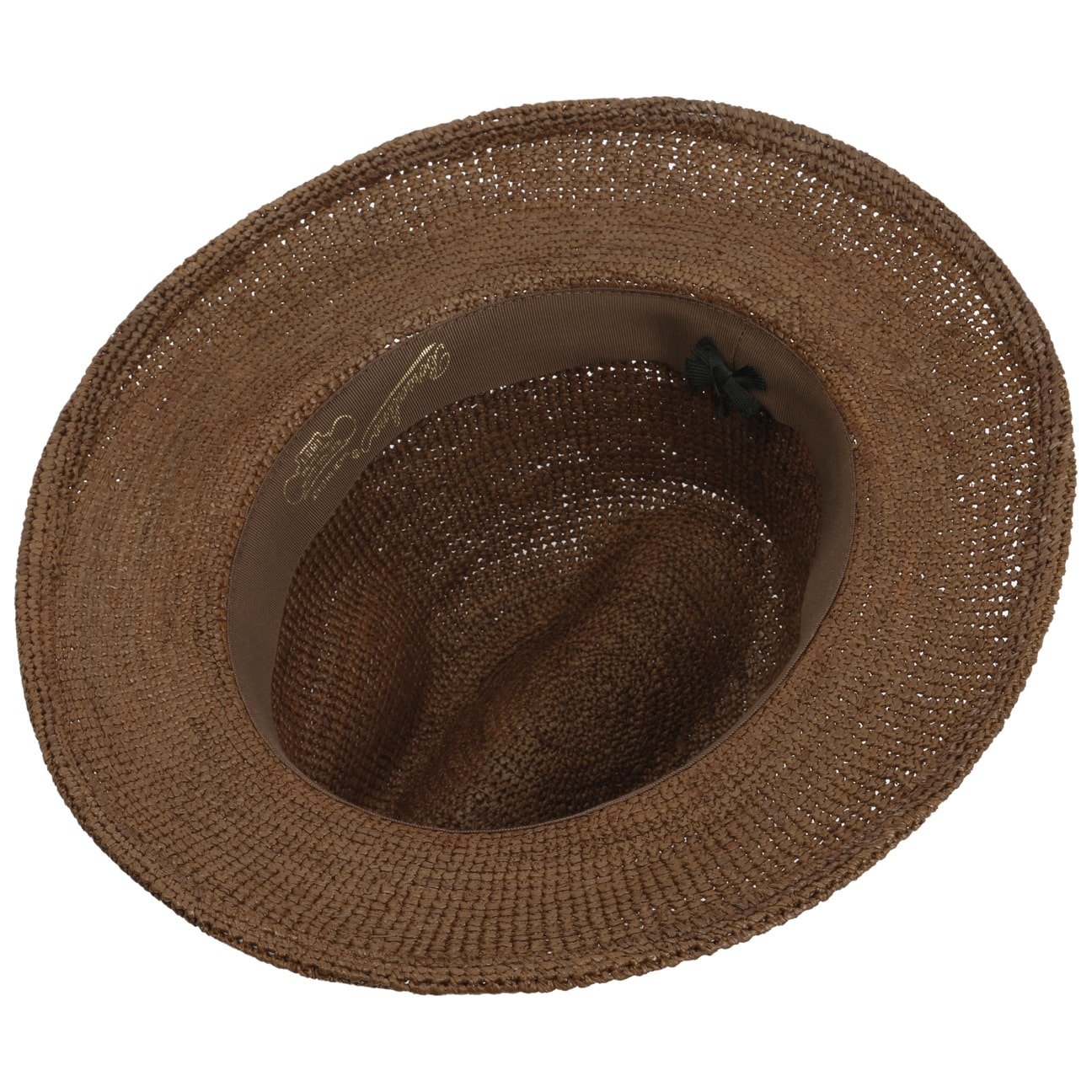 Packable Raffia Crochet Straw Hat Packable Raffia Crochet Straw Hat