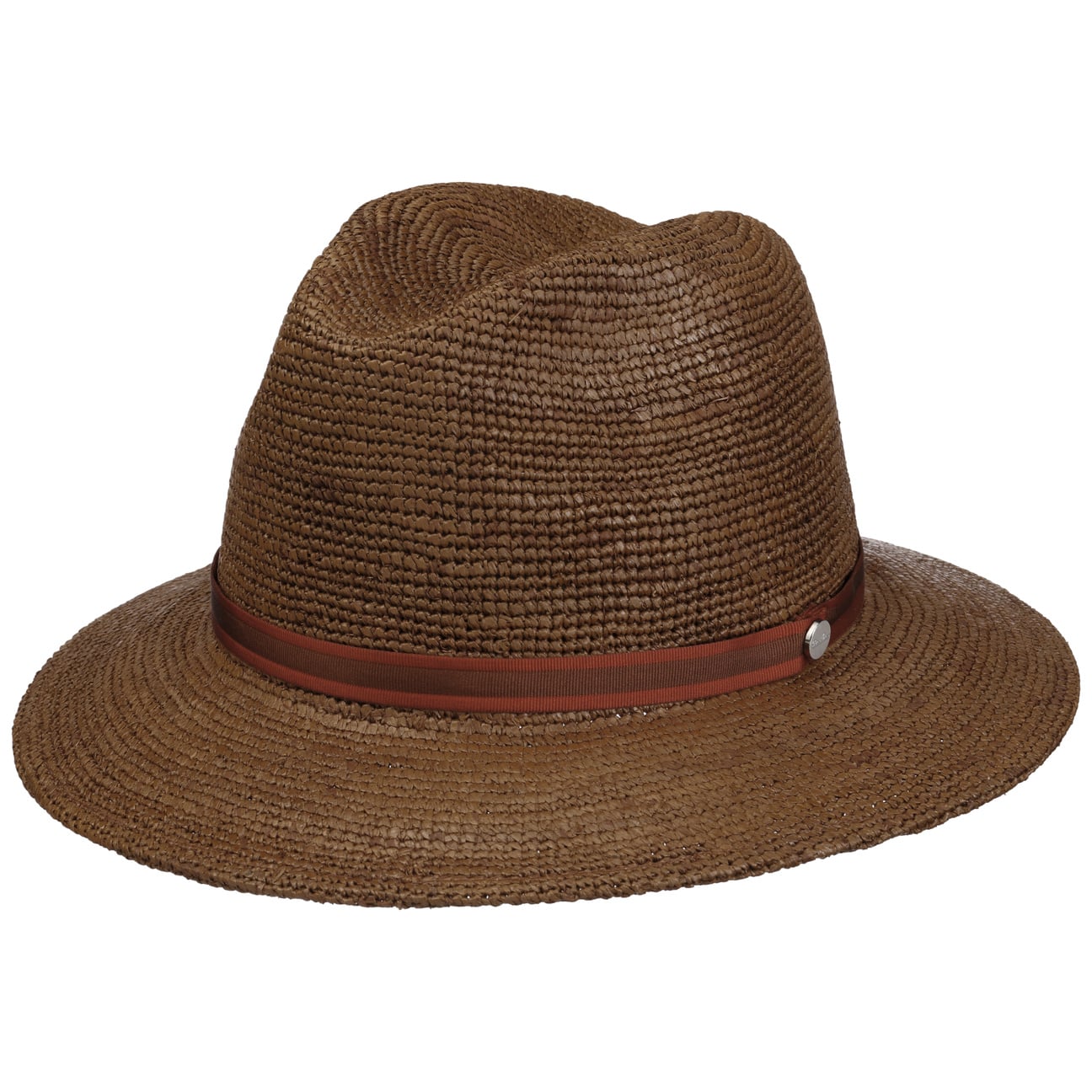Packable Raffia Crochet Straw Hat by Borsalino - JJ Hat Center ®