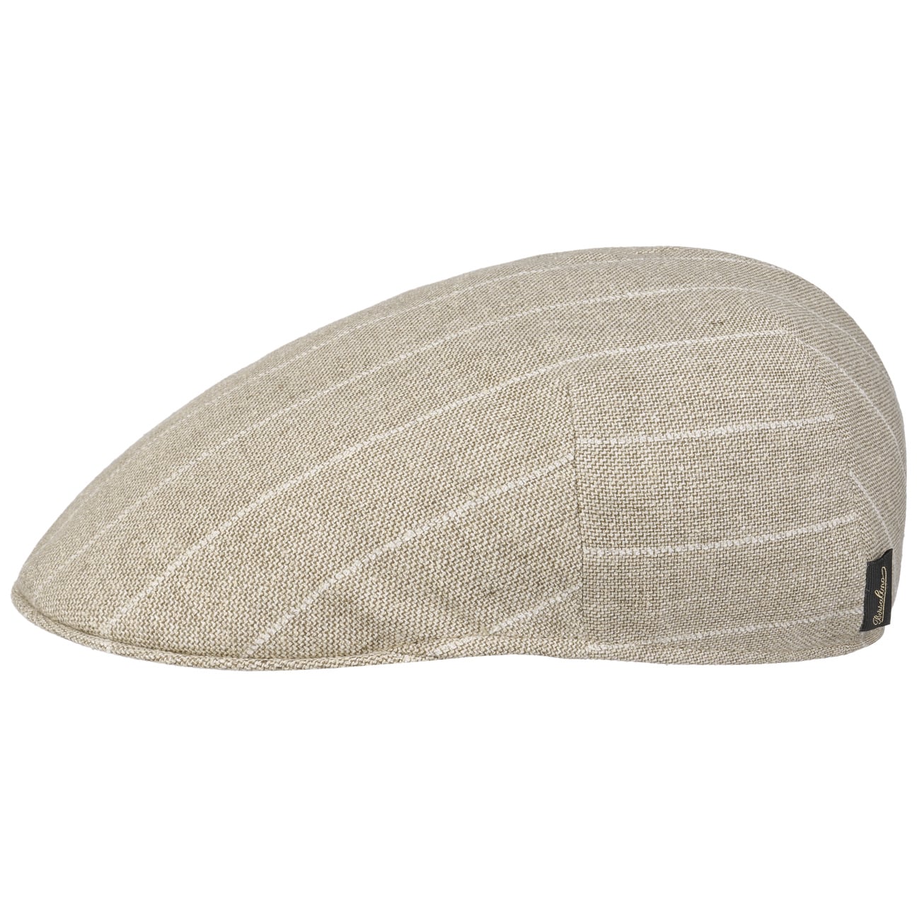 Twotone Pinstripe Flat Cap - JJ Hat Center ®