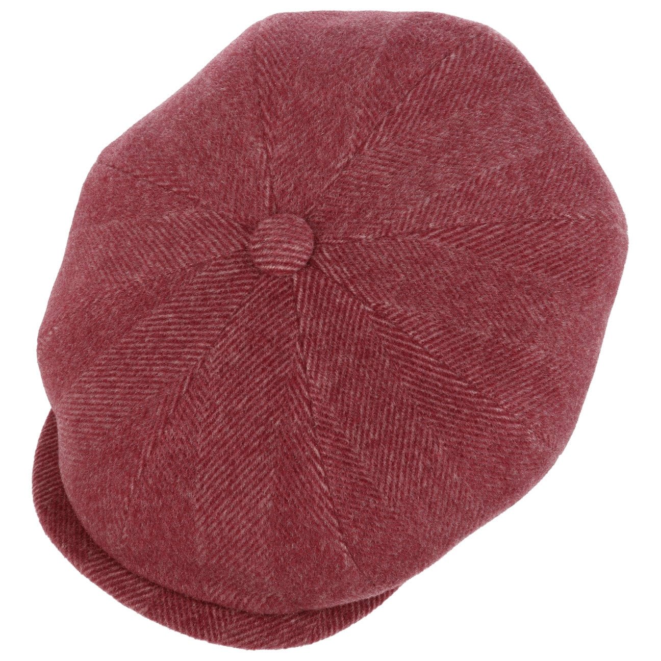 Cashmere Herringbone Flat Cap - JJ Hat Center ®