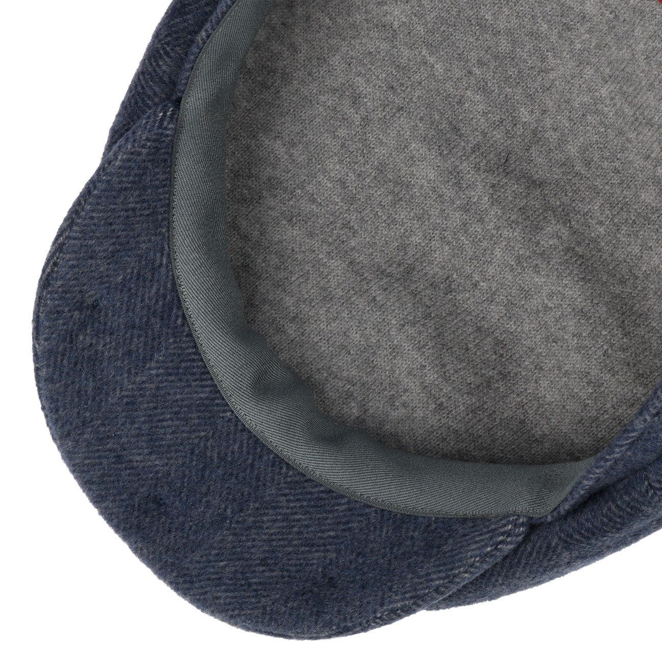 Cashmere Herringbone Flat Cap - JJ Hat Center ®