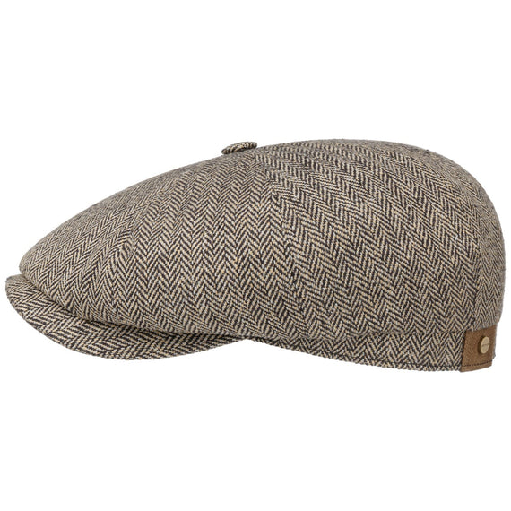 Hatteras Silk Newsboy Cap by Stetson