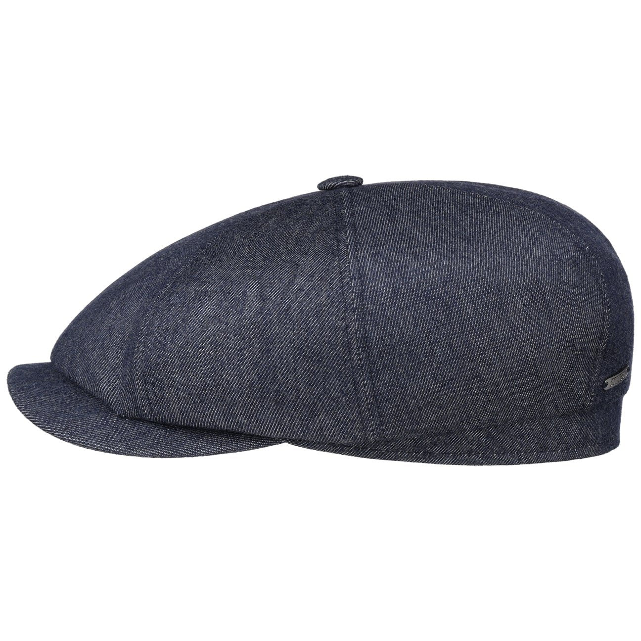 Hatteras Denim Cashmere Flat Cap - JJ Hat Center ®