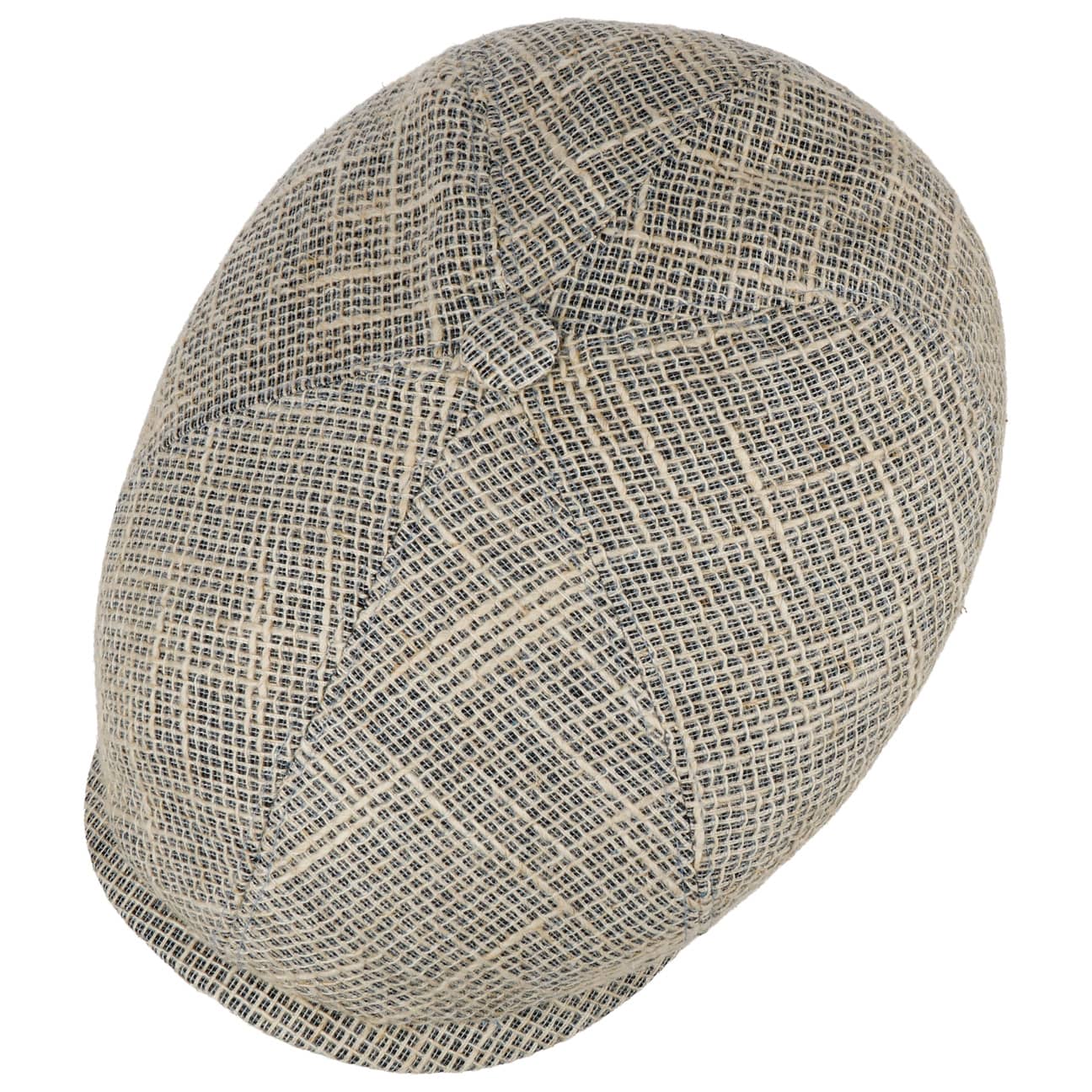 Sustainable Linen Mix 6 Panel Flat Cap