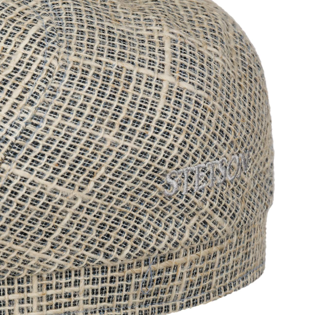 Sustainable Linen Mix 6 Panel Flat Cap
